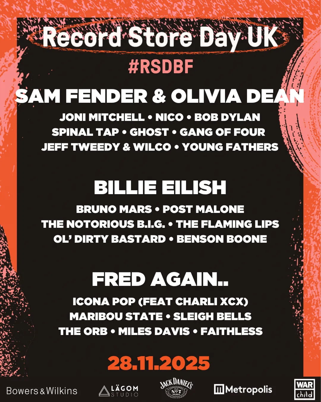 Record Store Day Black Friday 2025 list revealed | Skiddle